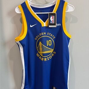 Nike Golden State Warriors Blue and Yellow Jersey